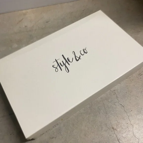 [NEW IN BOX] Style & Co Josephine Riding Boots. Brown (Cognac Smooth). 8.5 - Picture 7 of 8